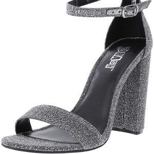 Silver Sparkly Heels